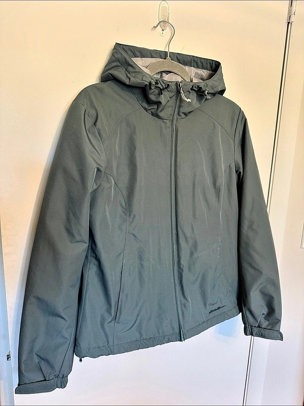 Women's Eddie Bauer Hooded Utility Jacket in Green Size small